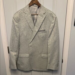 Robert Graham Textured Cream Blazer